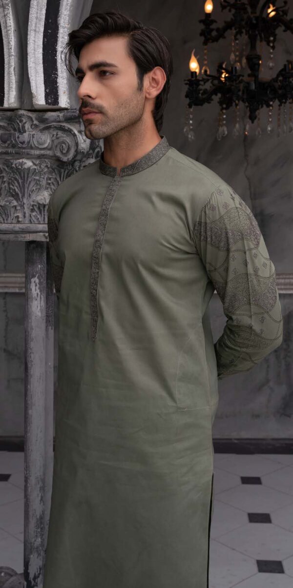 Sleeves Embroidery with Neckline Sleeves Embroidery with Neckline