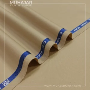 Plain Beige 160's Super Fine Wool