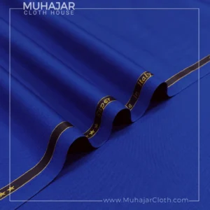 Royal Blue Plain Wool Suiting