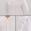 Narkins Stitched Collection – White Cotton Premium Men’s Shalwar Kameez